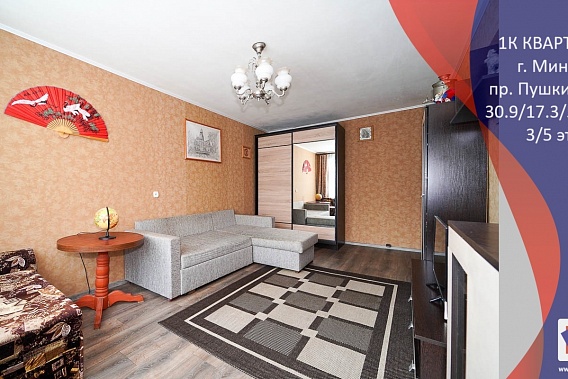 1-комнатная квартира возле метро по адресу: Пр. Пушкина 61