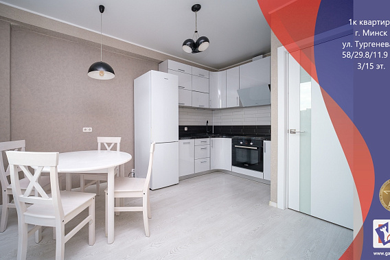 1-комнатная квартира, ул.Тургенева, д.7