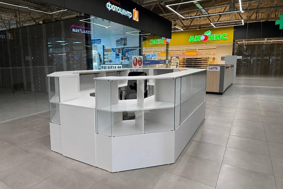 Торговый островок площадью 8,0 м² в новом ТЦ 4 Сезона