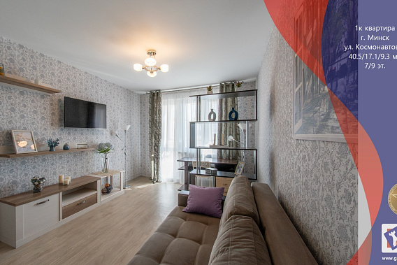 Однокомнатная квартира в Малиновке по улице Космонавтов