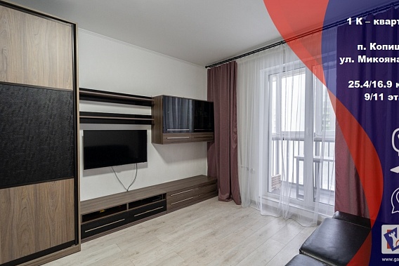 Продается хорошая студия в Новой Боровой