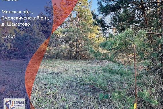 Продам участок, д. Шеметово, Смолевичский р-н