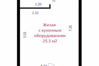 Продается 1-комнатная квартира в Минск-Мире по адресу: ул. М. Савицкого д.37